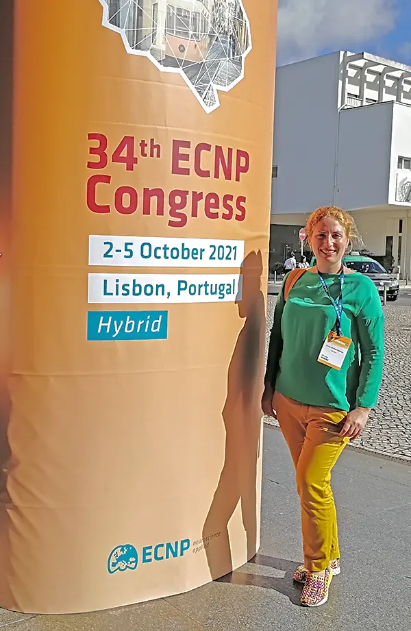Ірина Щербакова. 34th ECNP Congress, Lisbon, Portugal